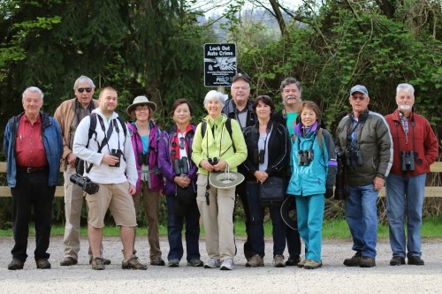 DNCB at Serpentine Fen parking lot - minus photographer Terry (TC)