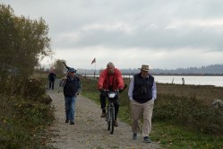 cyclist Al w. Mike, Roger & Tom (P&A)