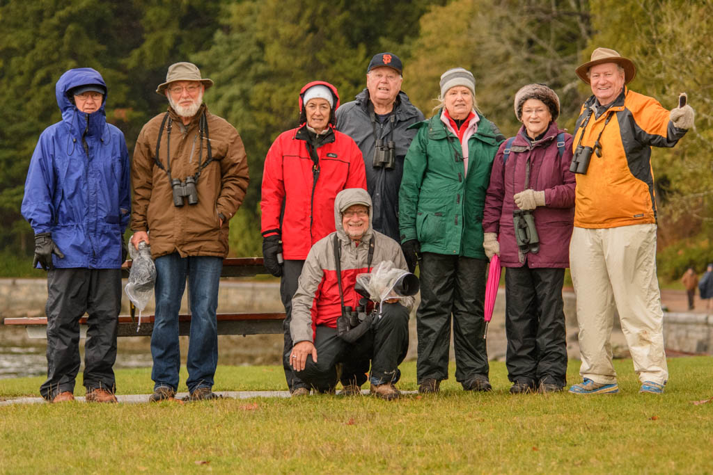 Delta Nats braving the rain