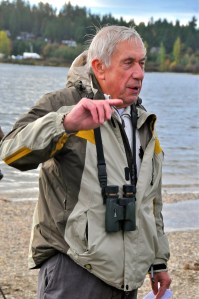 Al relates history of Blackie Spit (KB)