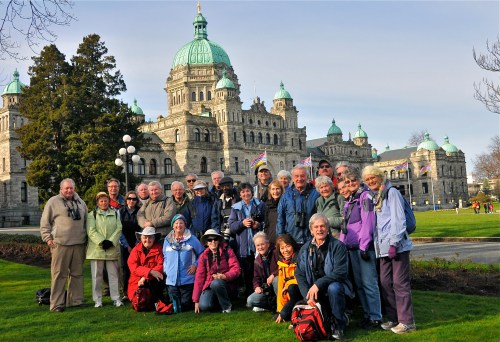 DNCB in front of BC Legislature, Victoria (click on photo to see large version)