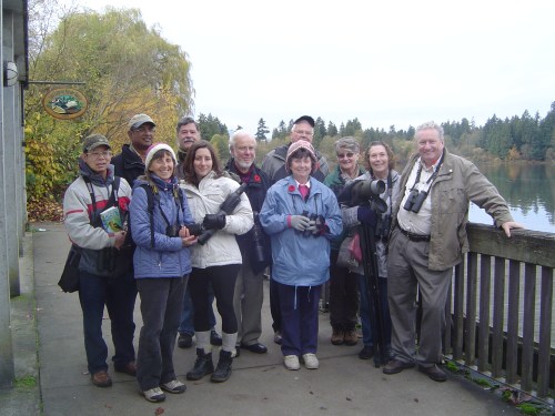 DNCB eleven at the Nature House, Lost Lagoon on Remembrance Day