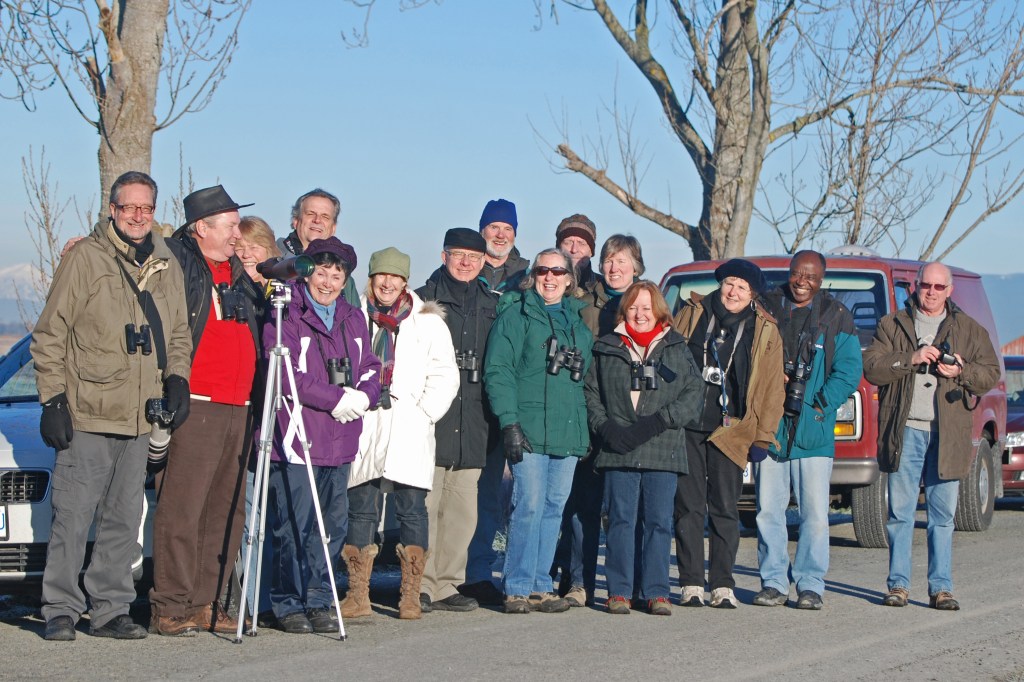 2011 01 (03 jan) casual birders,heading to reifel 1 c